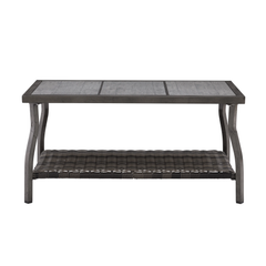Mishil Outdoor Sofa Set 2 Seater, 2 Single seater and 1 Center Table (Grey)