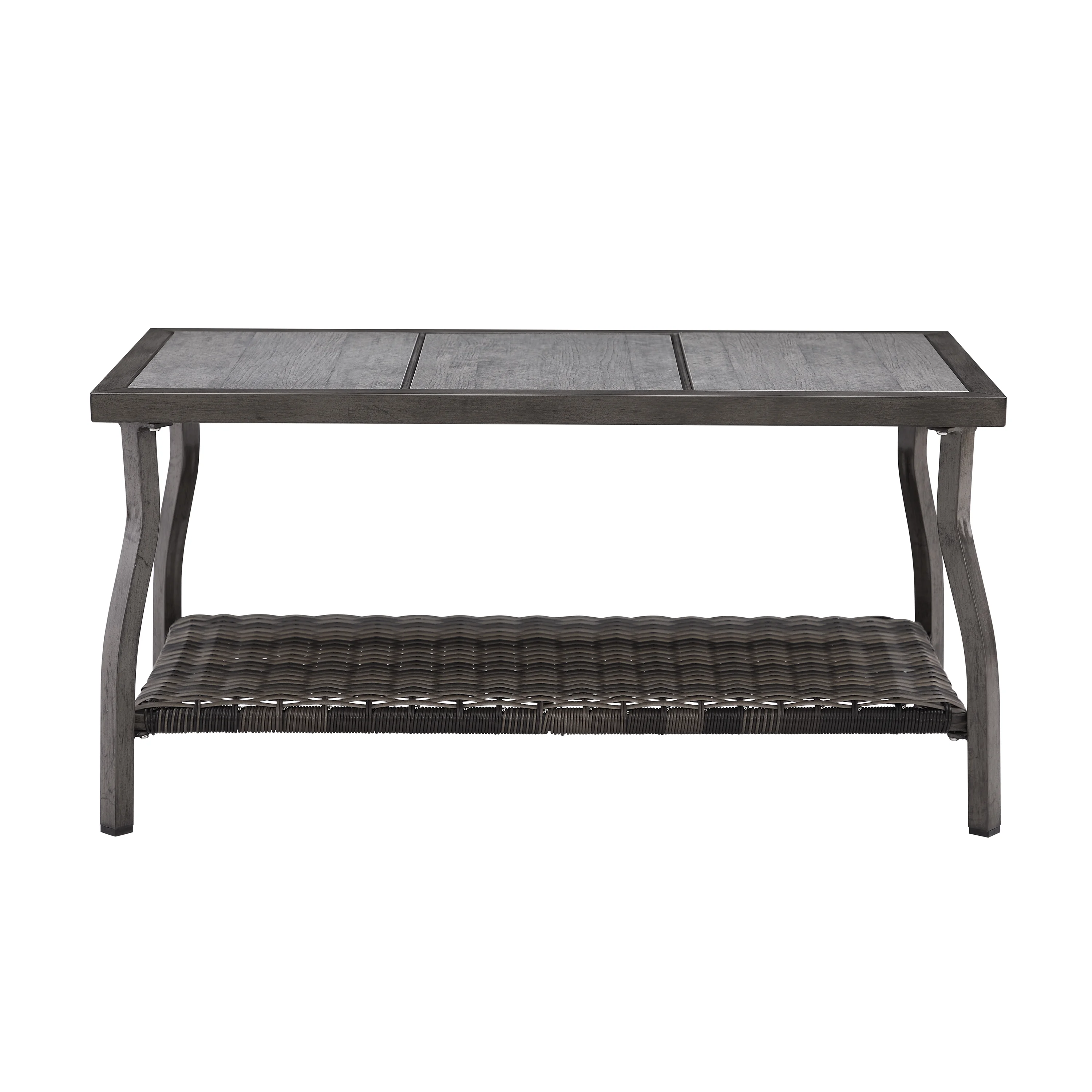 Mishil Outdoor Sofa Set 2 Seater, 2 Single seater and 1 Center Table (Grey)