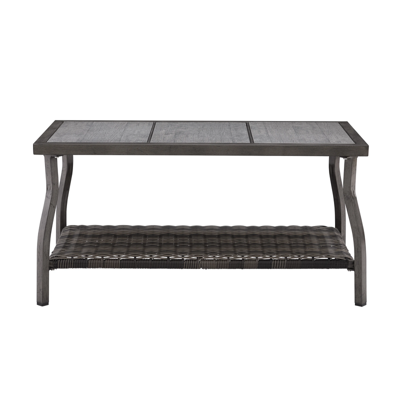 Mishil Outdoor Sofa Set 2 Seater, 2 Single seater and 1 Center Table (Grey)