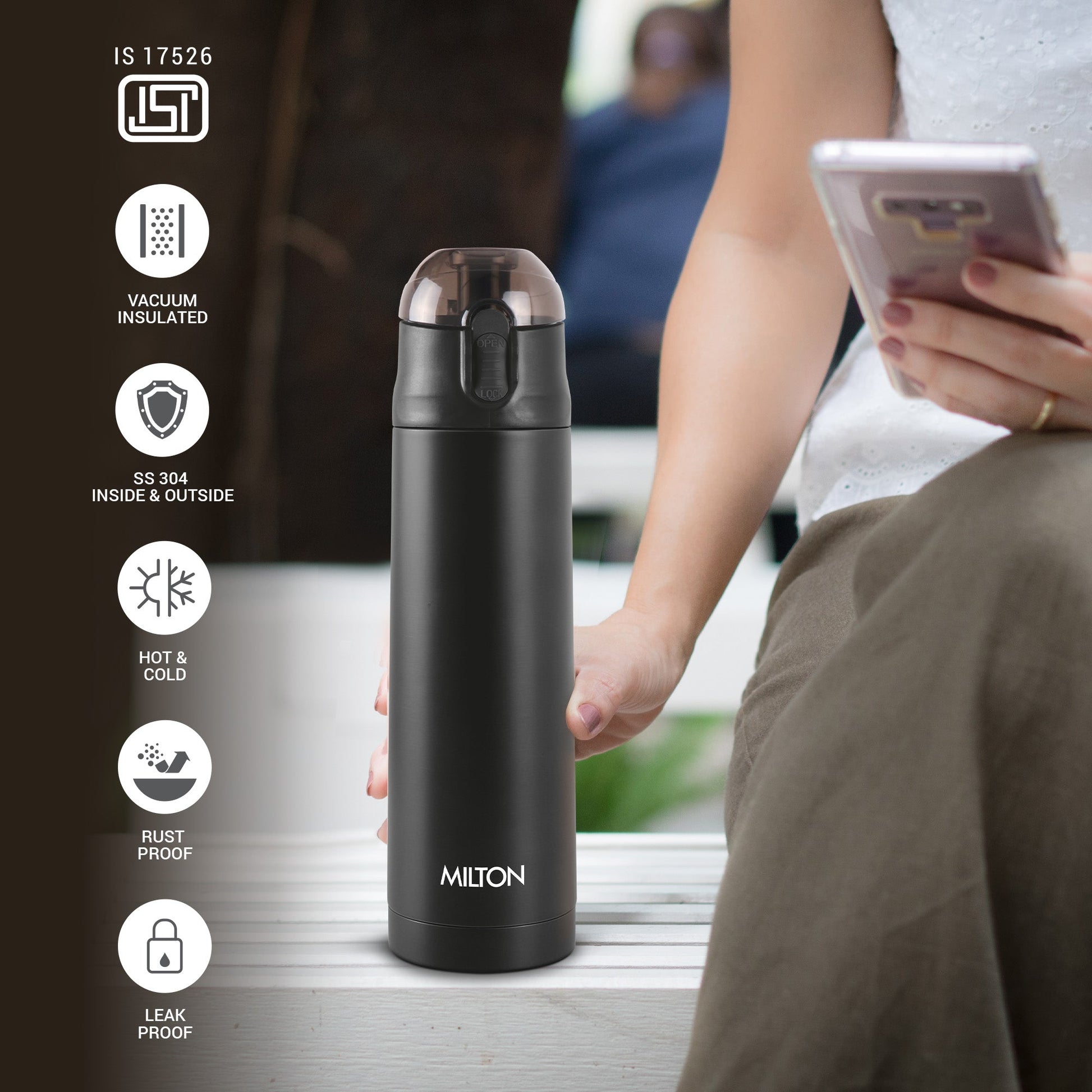 Personalized Crown Thermosteel Bottle (Milton)