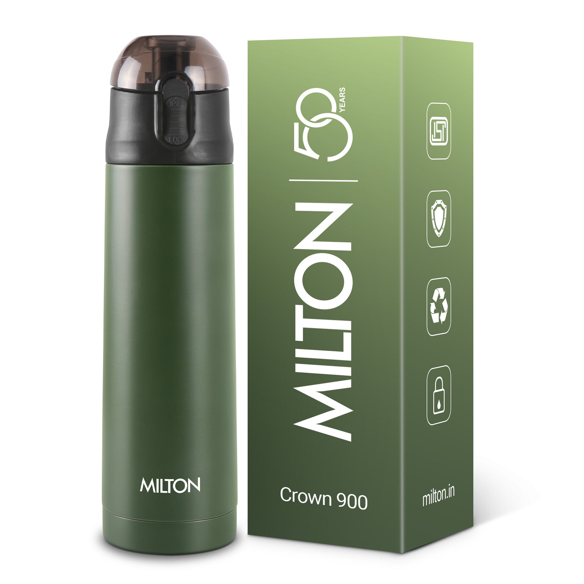 3D Personalized Crown Thermosteel Bottle (Milton)