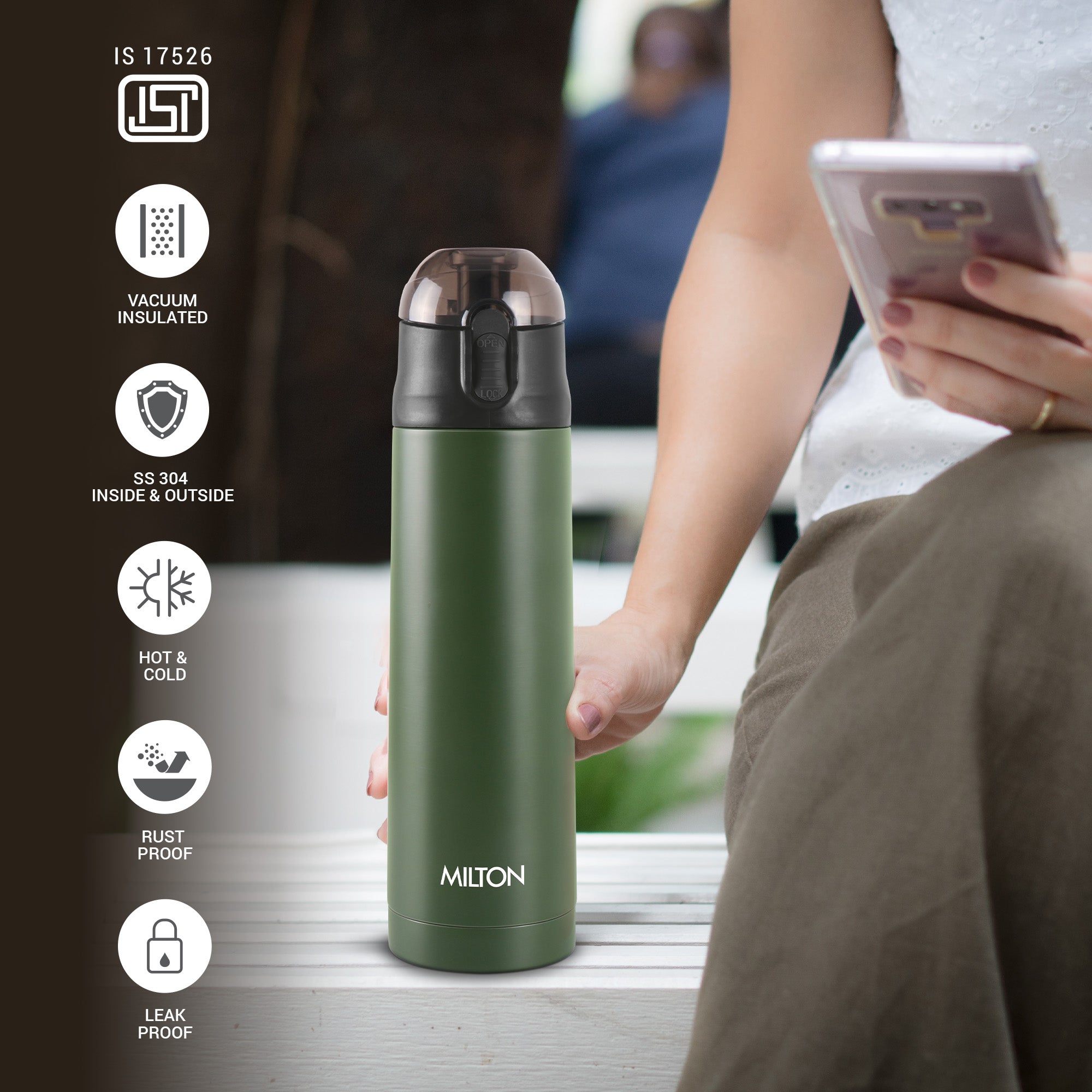 Personalized Crown Thermosteel Bottle (Milton)