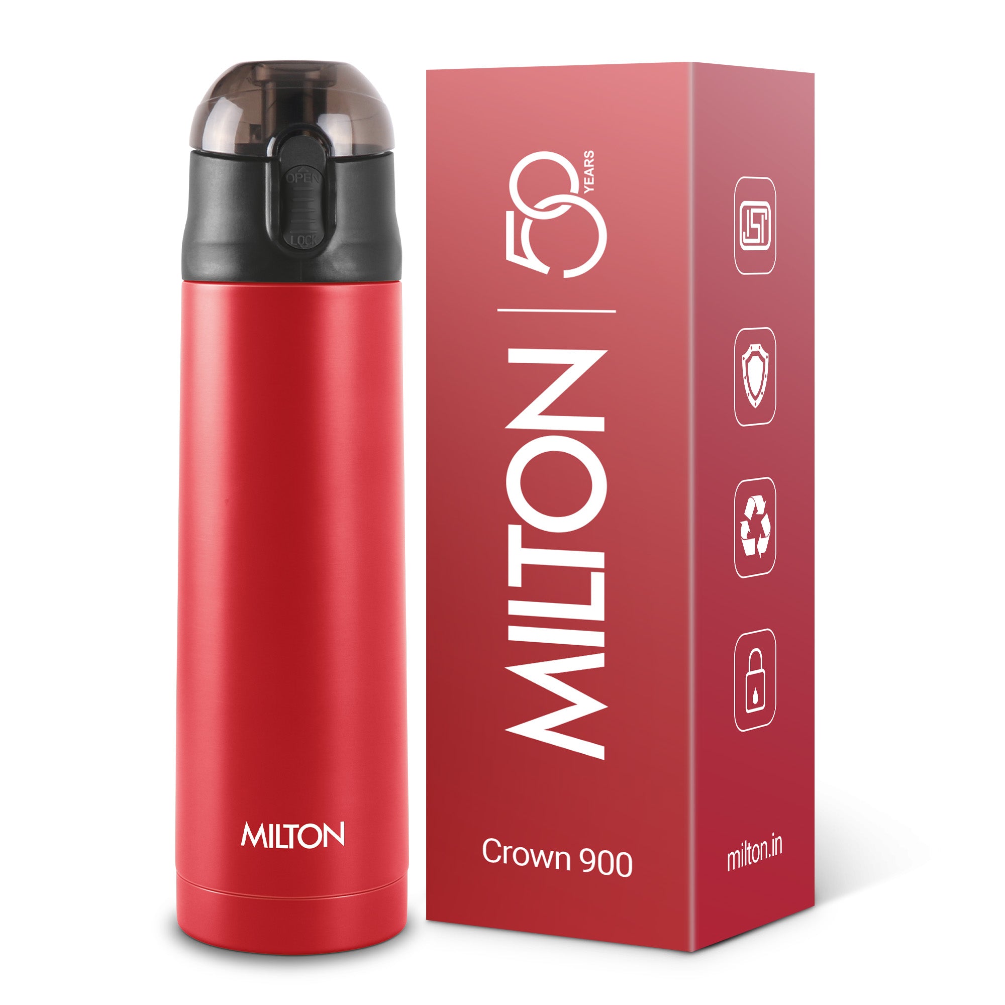 3D Personalized Crown Thermosteel Bottle (Milton)