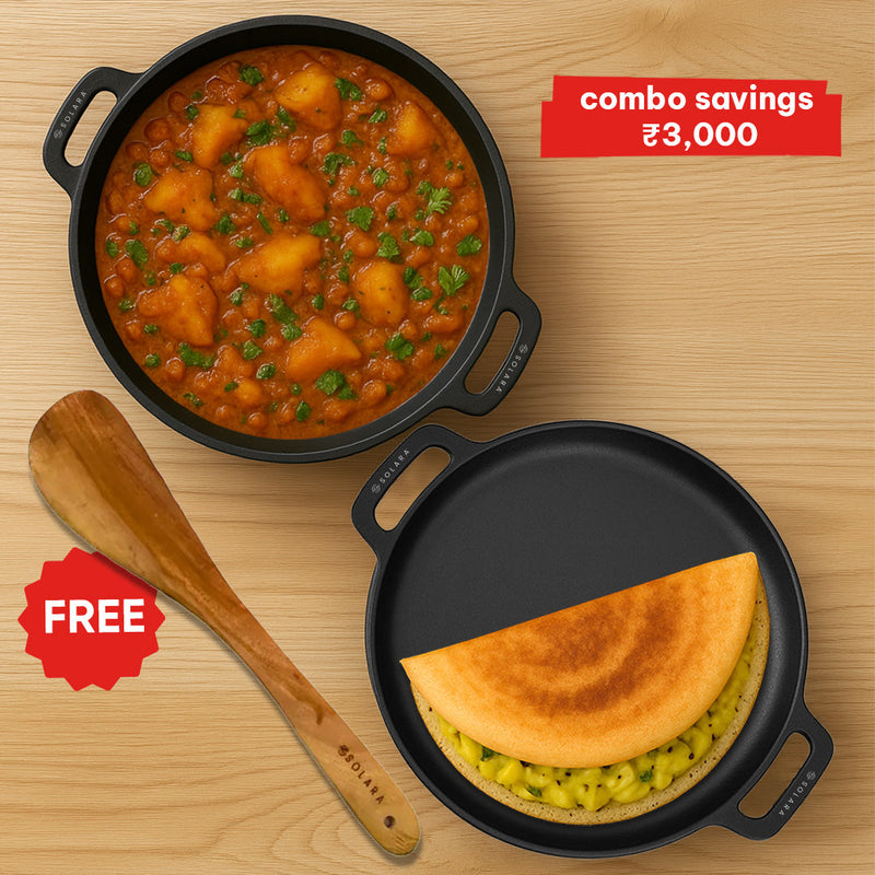 CrownStone Cast Iron Kadai