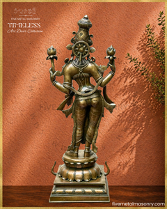 Lakshmi Panchaloha Bronze Icon - 20" Standing - Timeless Collection