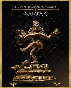 Nataraja Panchaloha Bronze Icon - 6" (without arch)