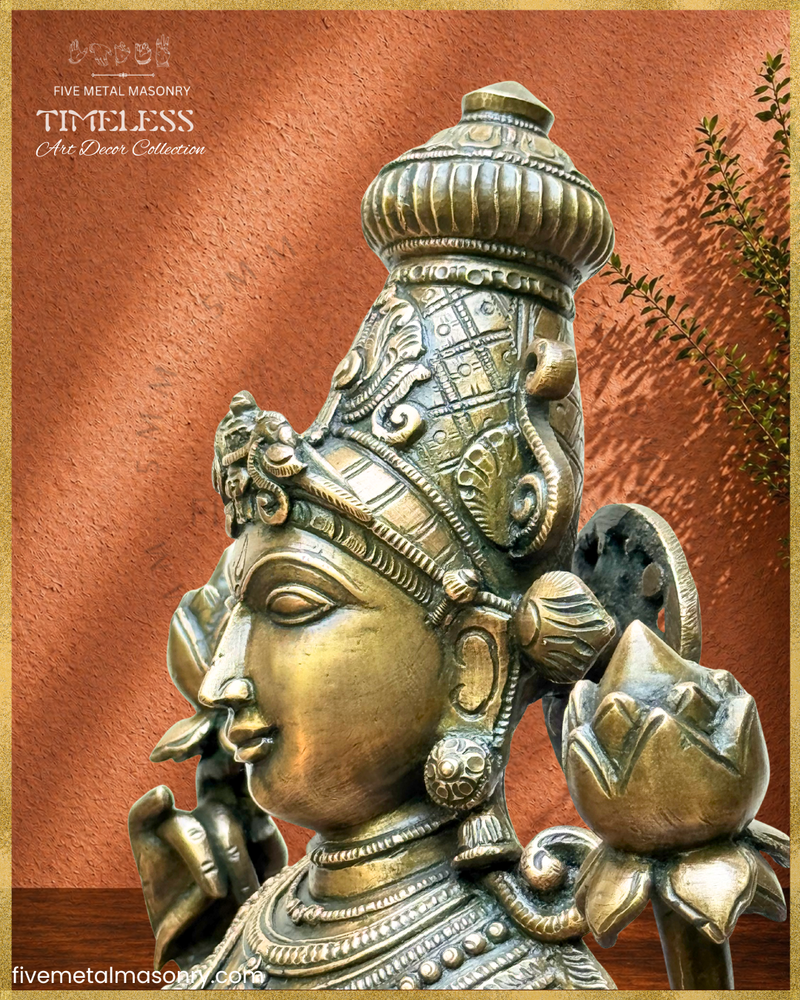 Lakshmi Panchaloha Bronze Icon - 20" Standing - Timeless Collection