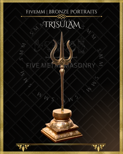 Trisula Panchaloha Bronze Icon - 10"