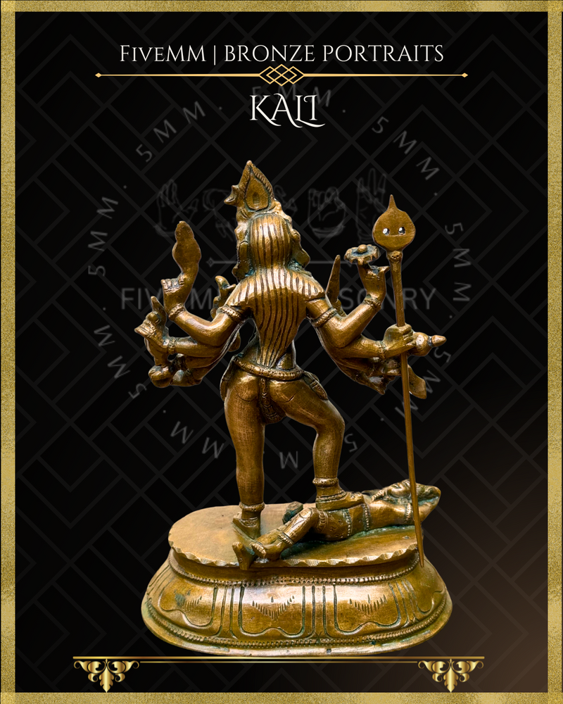 Kali Panchaloha Bronze Icon - 6"