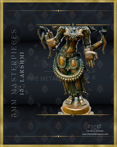 Lakshmi - Panchaloha Bronze Icon - 15" Standing - Masterpieces Collection