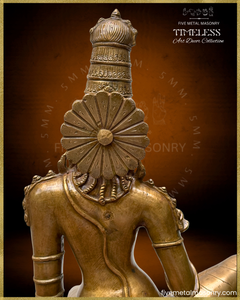 Parvati as Boga Shakti Panchaloha Bronze Icon - 21" - Timeless Collection
