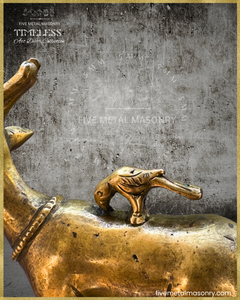 Mrga:Deer Panchaloha Bronze Icon - 5"- Timeless Collection