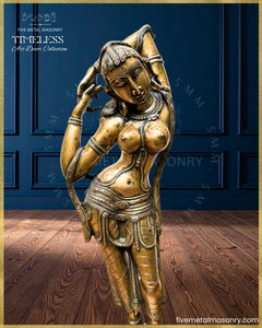 Apsara  Panchaloha Bronze Icon - 22"- Timeless Collection