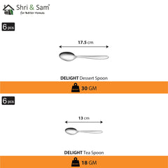 Stainless Steel 30 PCS Dinner set (6 People) Delight