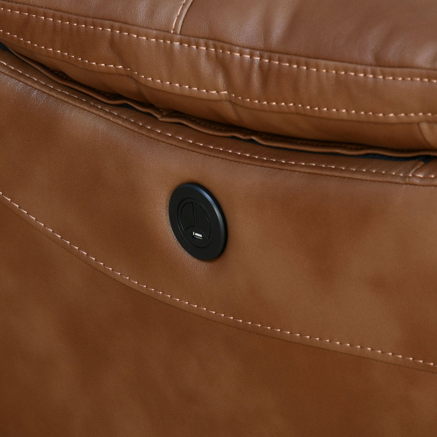 Nilkamal Delp 1 Seater Electric Recliner Sofa (Choco Brown)