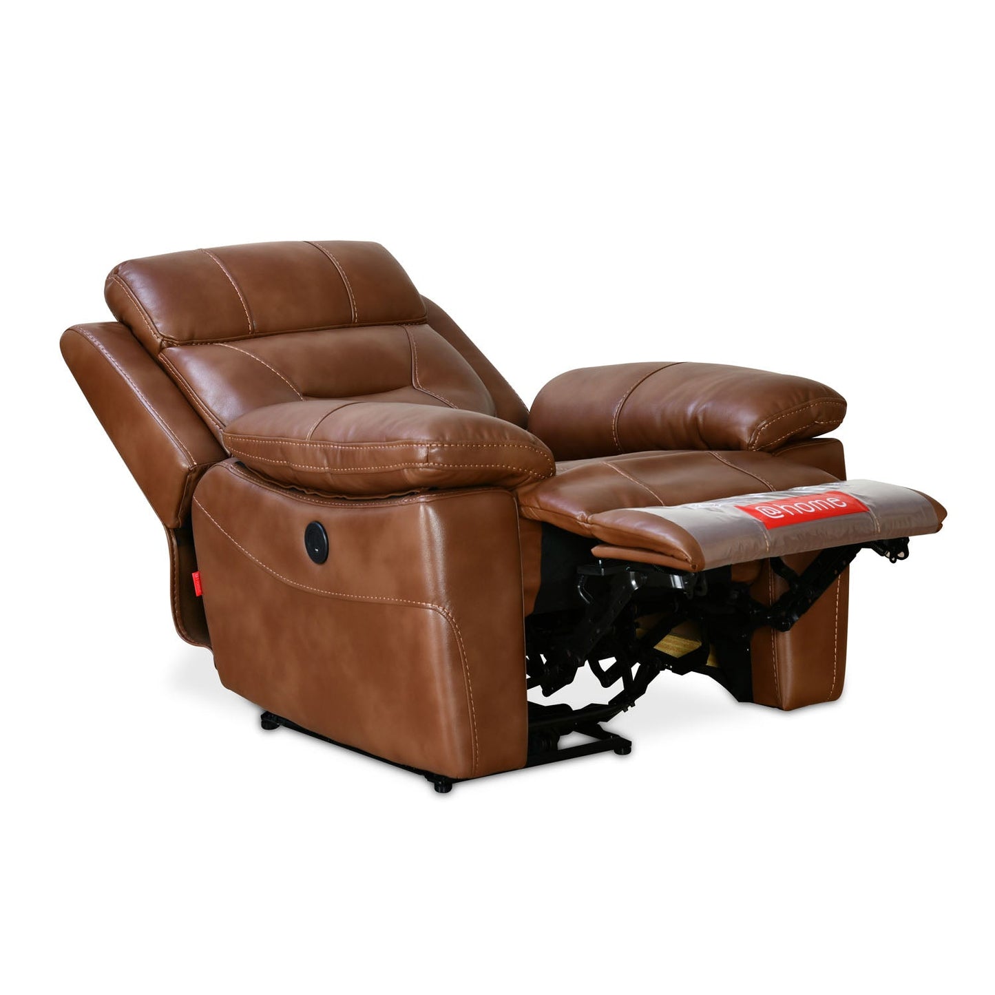 Nilkamal Delp 1 Seater Electric Recliner Sofa (Choco Brown)