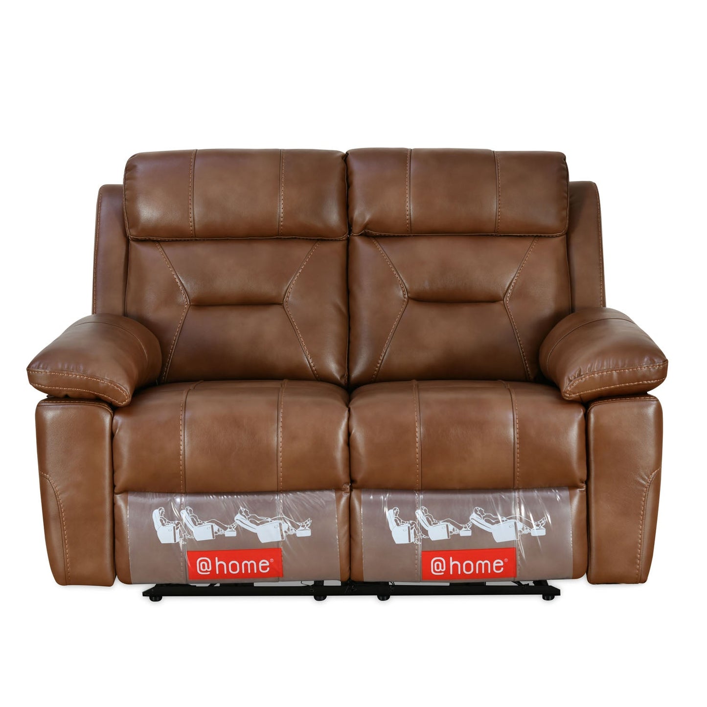 Nilkamal Delp 2-Seater Electric Recliner Sofa (Choco Brown)