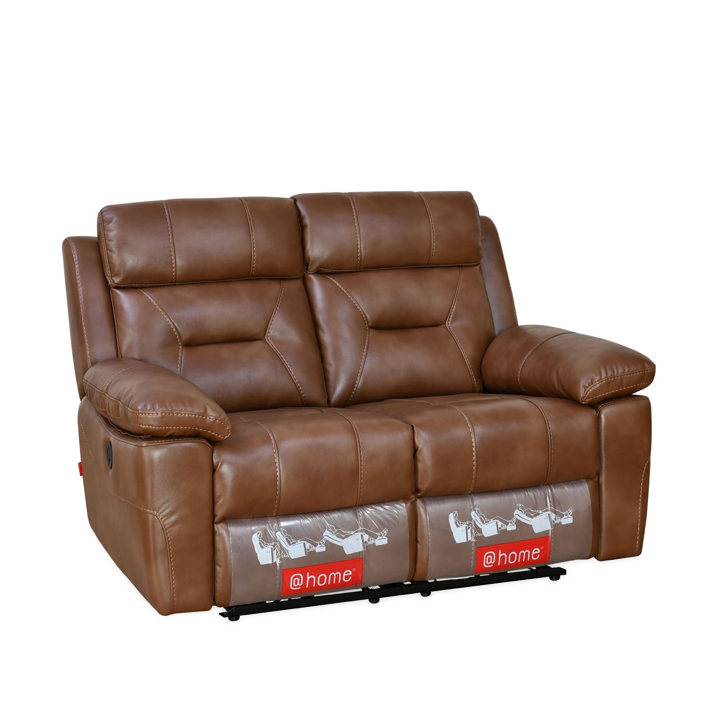 Nilkamal Delp 2-Seater Electric Recliner Sofa (Choco Brown)