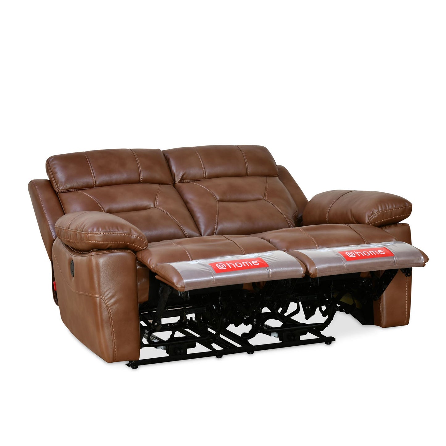 Nilkamal Delp 2-Seater Electric Recliner Sofa (Choco Brown)