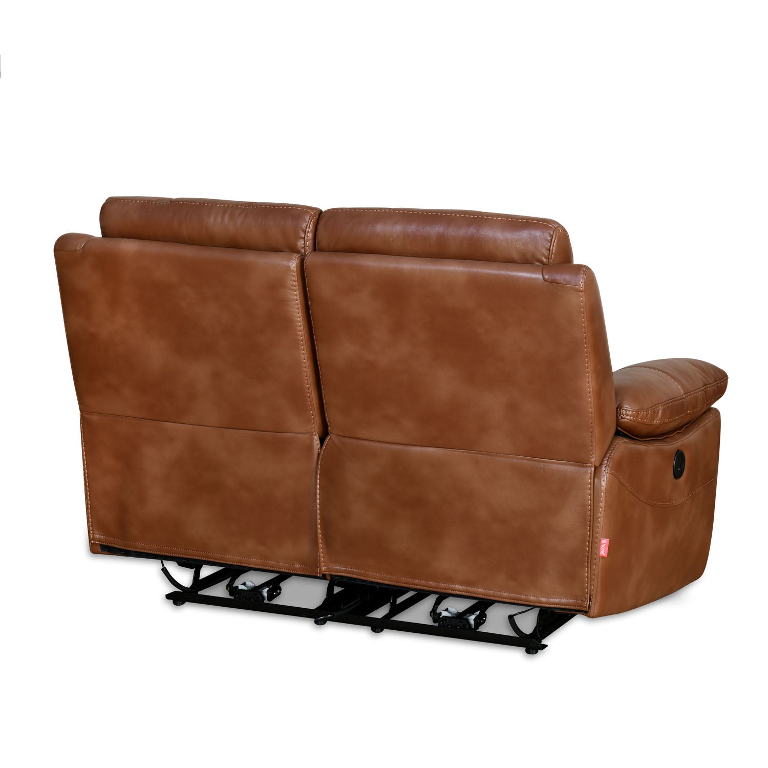 Nilkamal Delp 2-Seater Electric Recliner Sofa (Choco Brown)