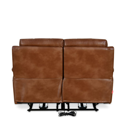 Nilkamal Delp 2-Seater Electric Recliner Sofa (Choco Brown)