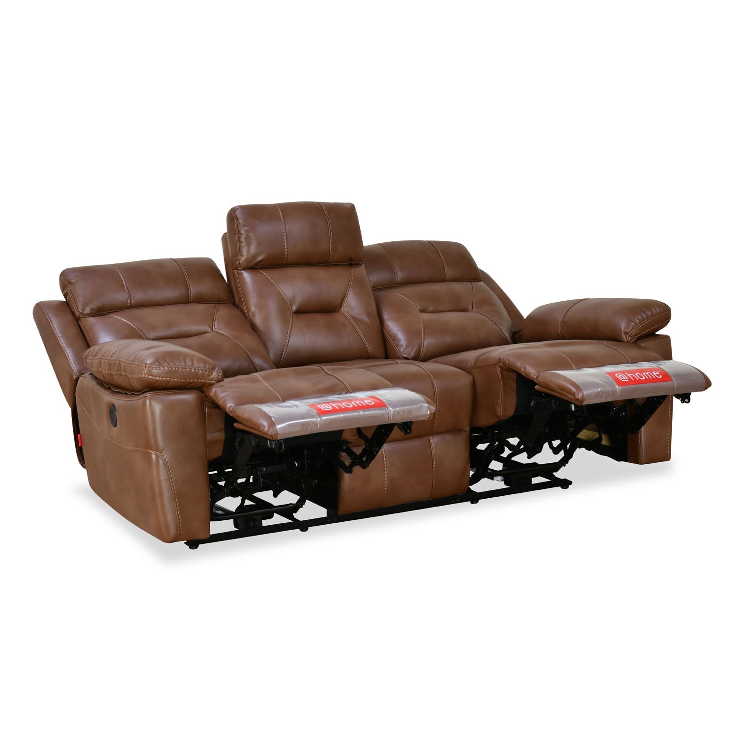 Nilkamal Delp 3 Seater Electric Recliner Sofa (Choco Brown)