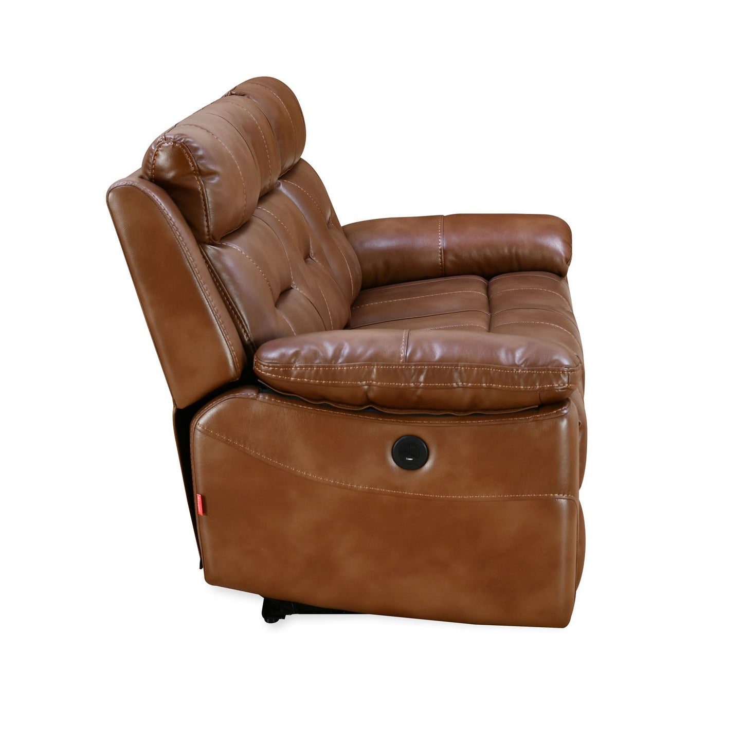 Nilkamal Delp 3 Seater Electric Recliner Sofa (Choco Brown)