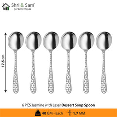 Stainless Steel Cutlery with Laser 3 Jasmine