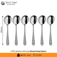 Stainless Steel Cutlery with Laser 5 Jasmine