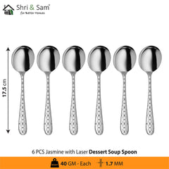 Stainless Steel Cutlery with Laser 4 Jasmine