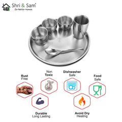 Stainless Steel Double Wall Thali Set Nikki