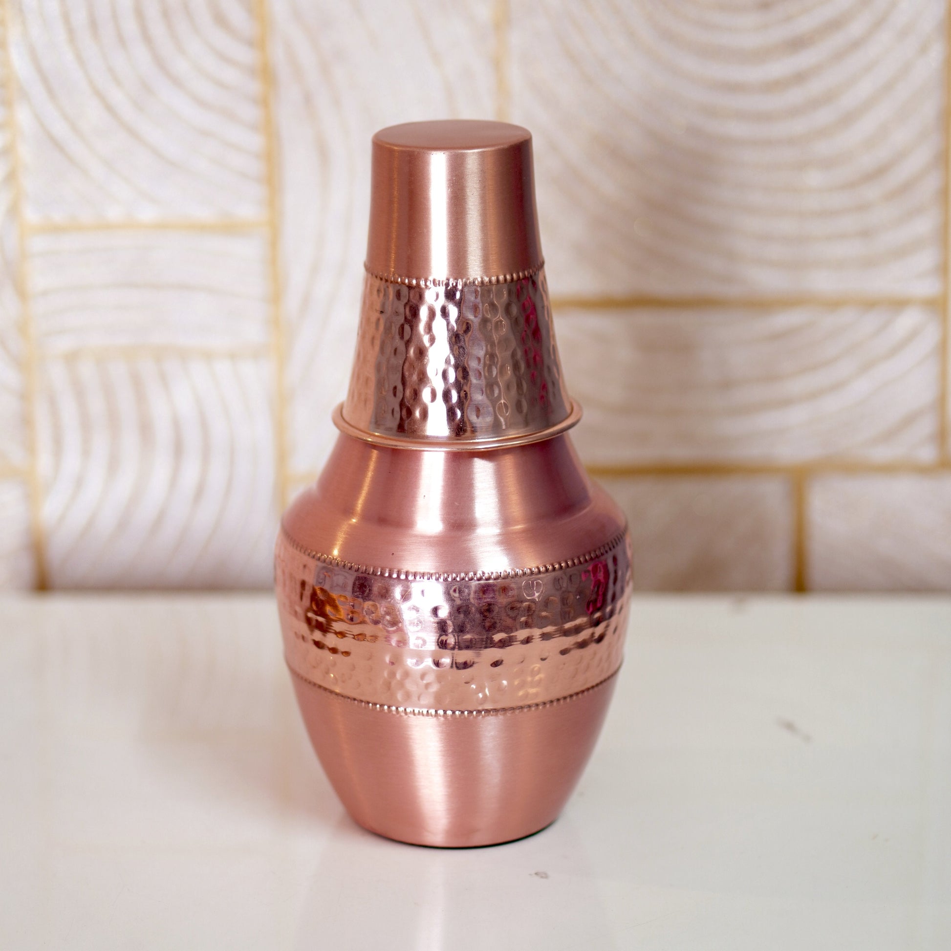 Copper Bottle | Copper Water Bottle (Venus Jar)