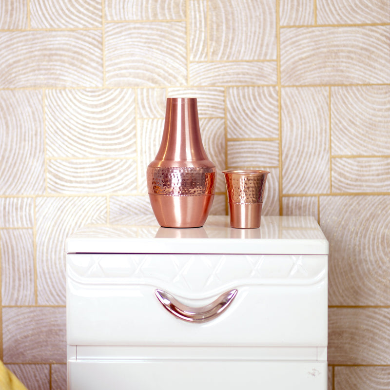 Copper Bottle | Copper Water Bottle (Venus Jar)