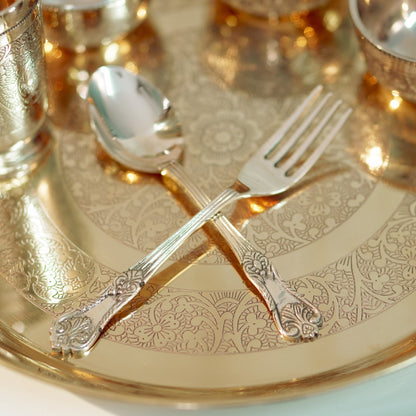 Brass Dinner Set ( Apple Khomcha )