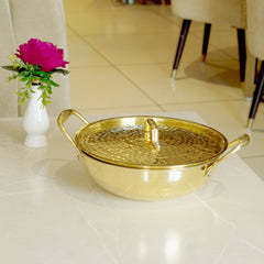 Brass Kadahi With Lid(Tin Coated)