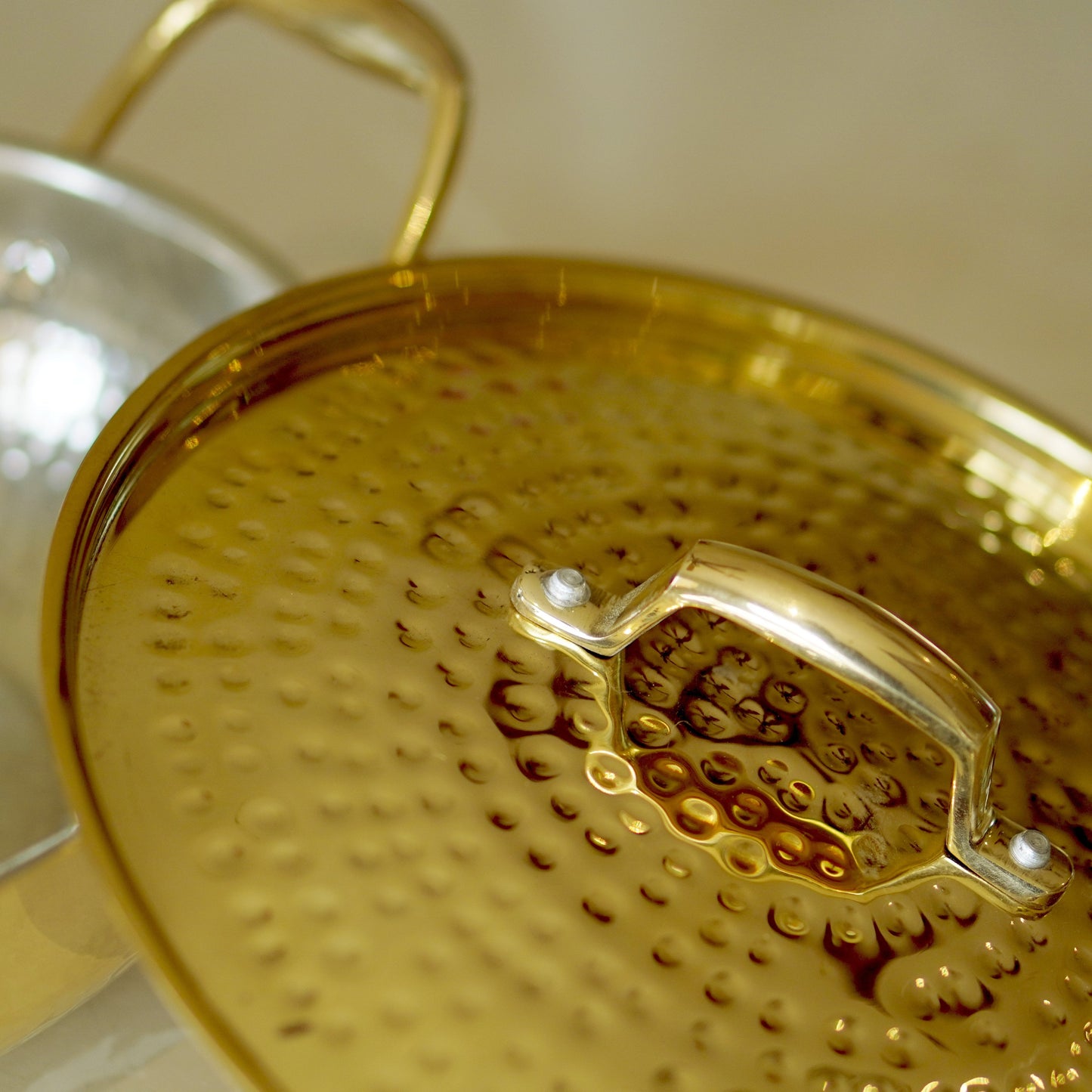 Brass Kadahi With Lid(Tin Coated)