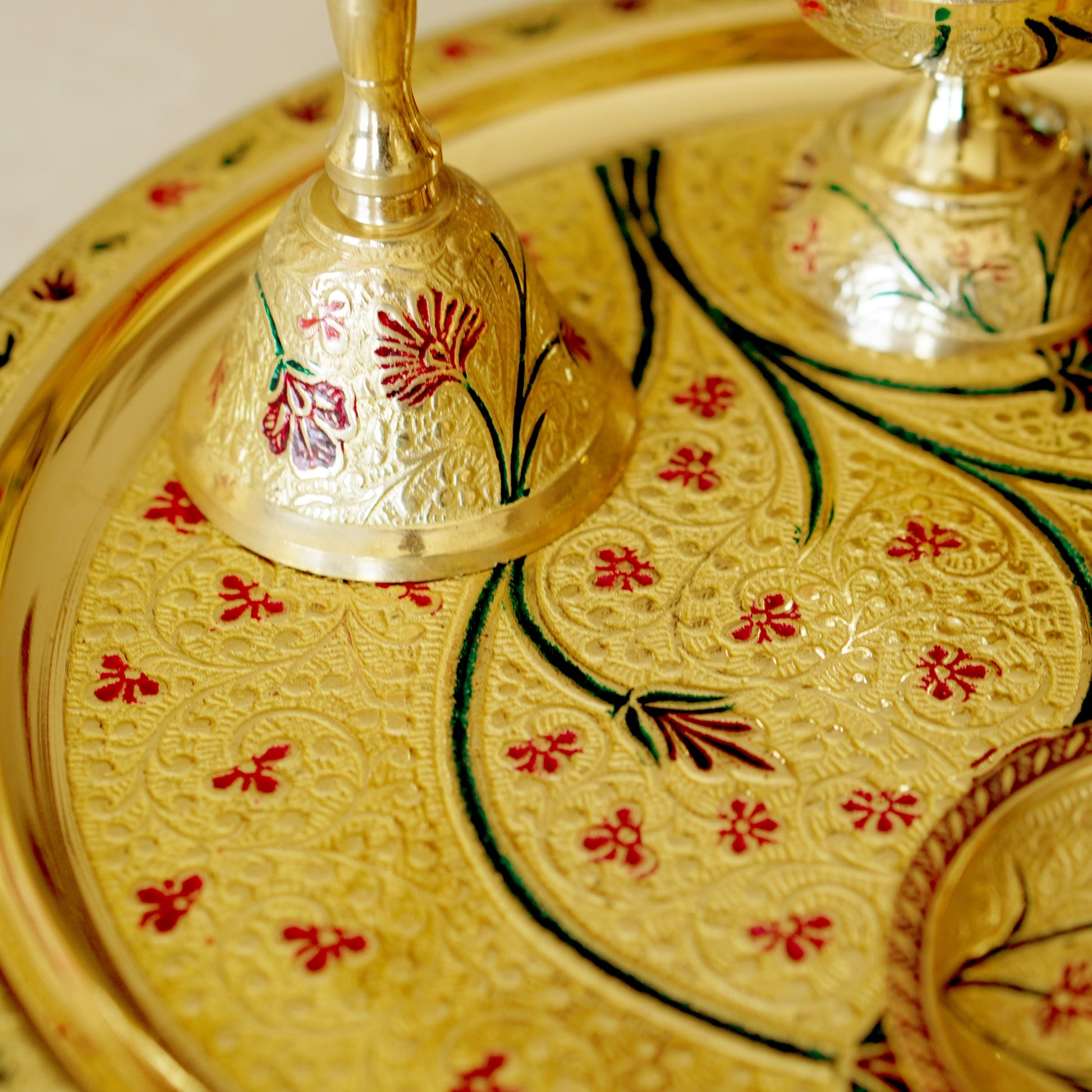 Meenakari Pooja (Set of 7) 10inch