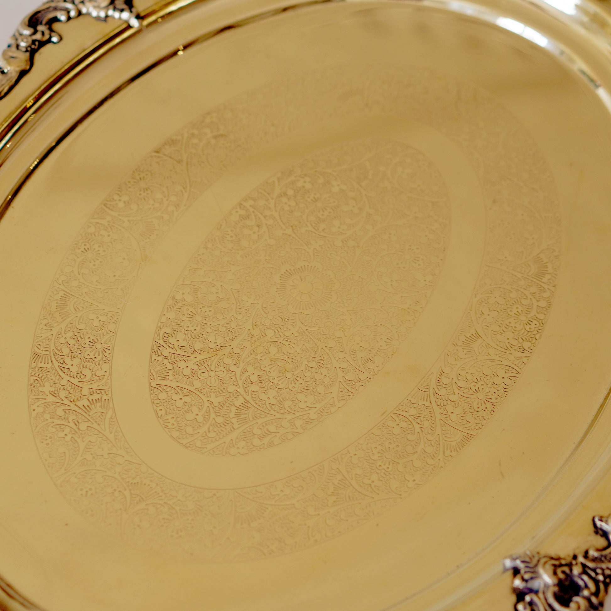 Brass Mughal / Maharaja Serving Tray