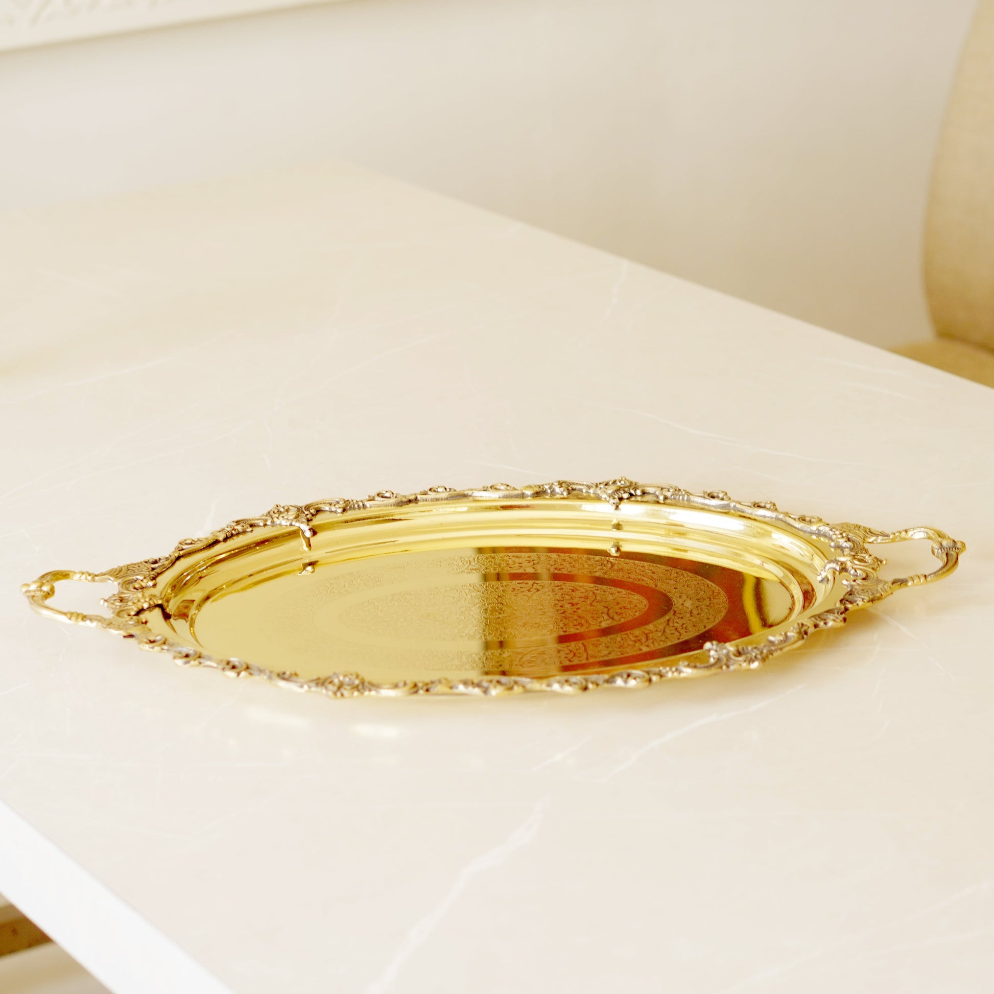 Brass Mughal / Maharaja Serving Tray