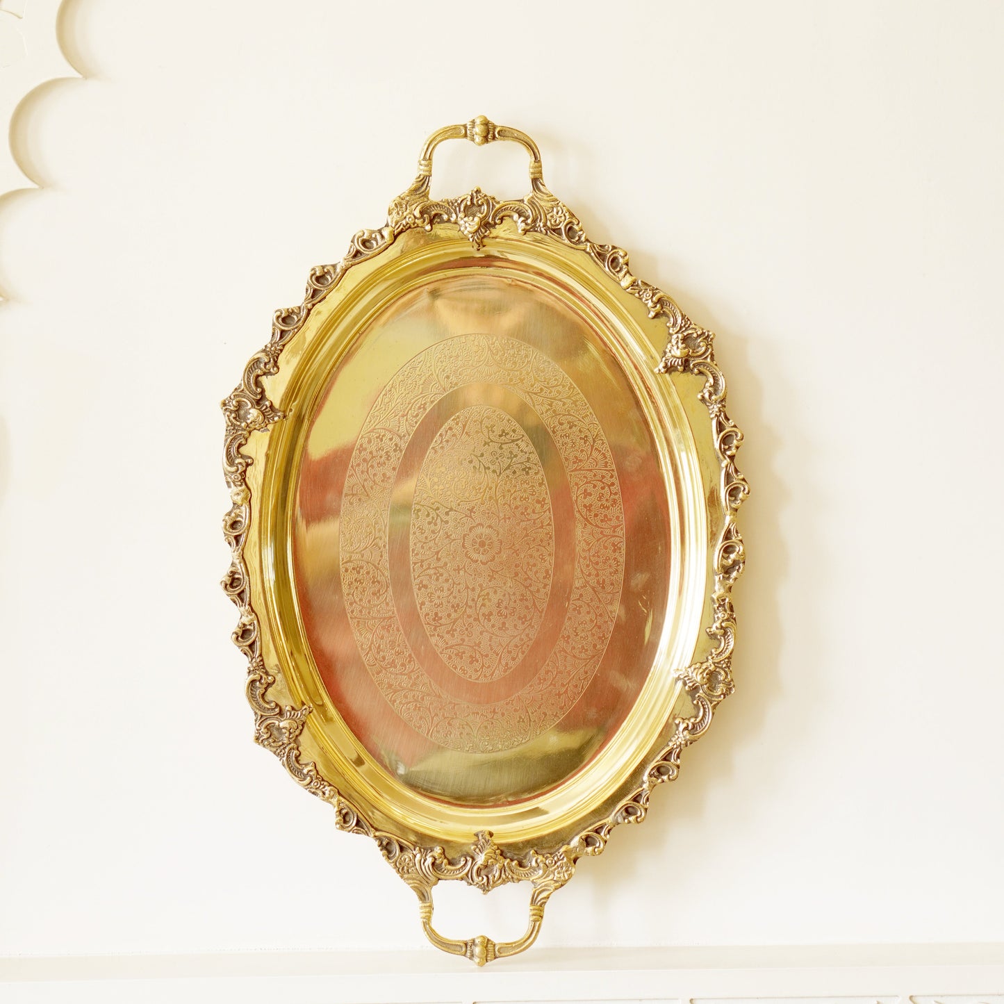 Brass Mughal / Maharaja Serving Tray