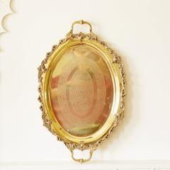 Brass Mughal / Maharaja Serving Tray