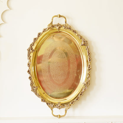 Brass Mughal / Maharaja Serving Tray