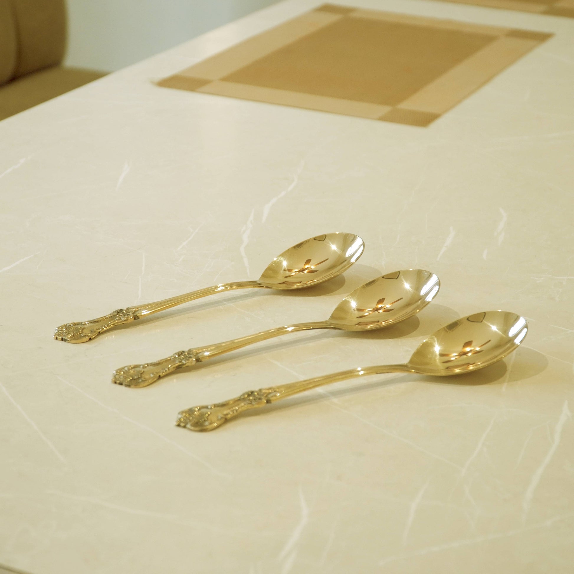 Brass Serving Spoon Perfect for Home and Restaurants