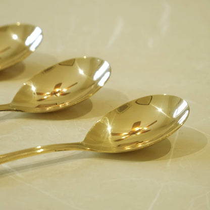 Brass Serving Spoon Perfect for Home and Restaurants