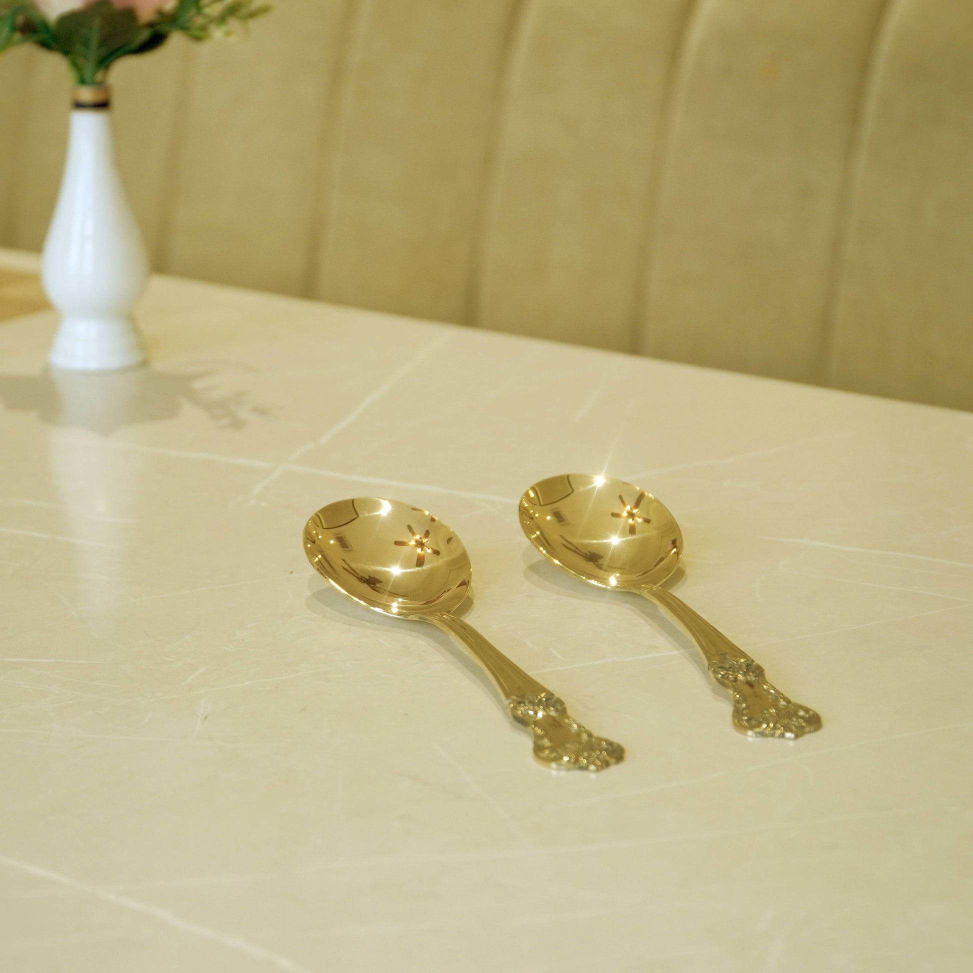 Brass Serving Spoon Perfect for Home and Restaurants