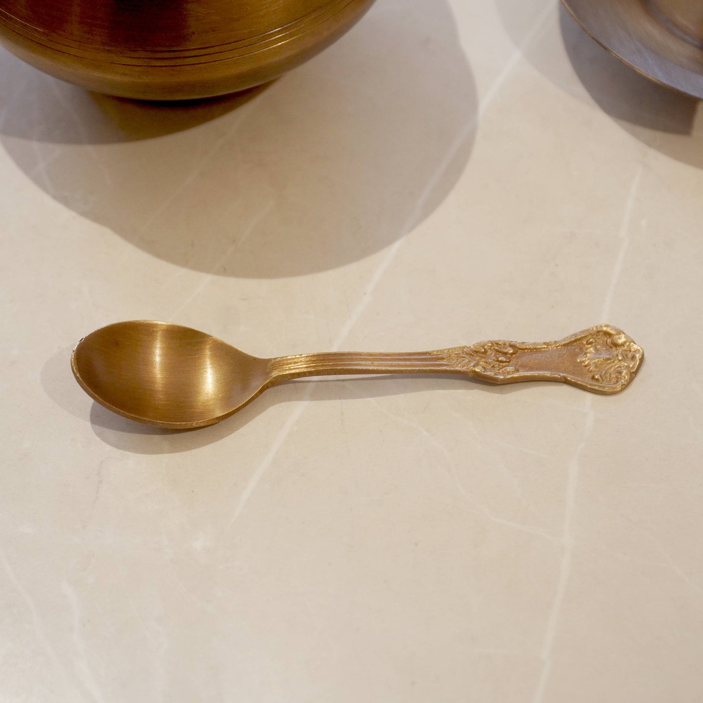 Brass Antique Tin Coated Ghee Pot