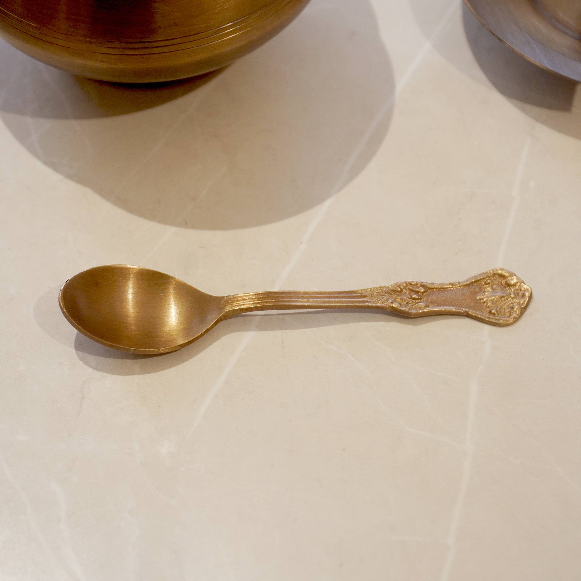 Brass Antique Tin Coated Ghee Pot