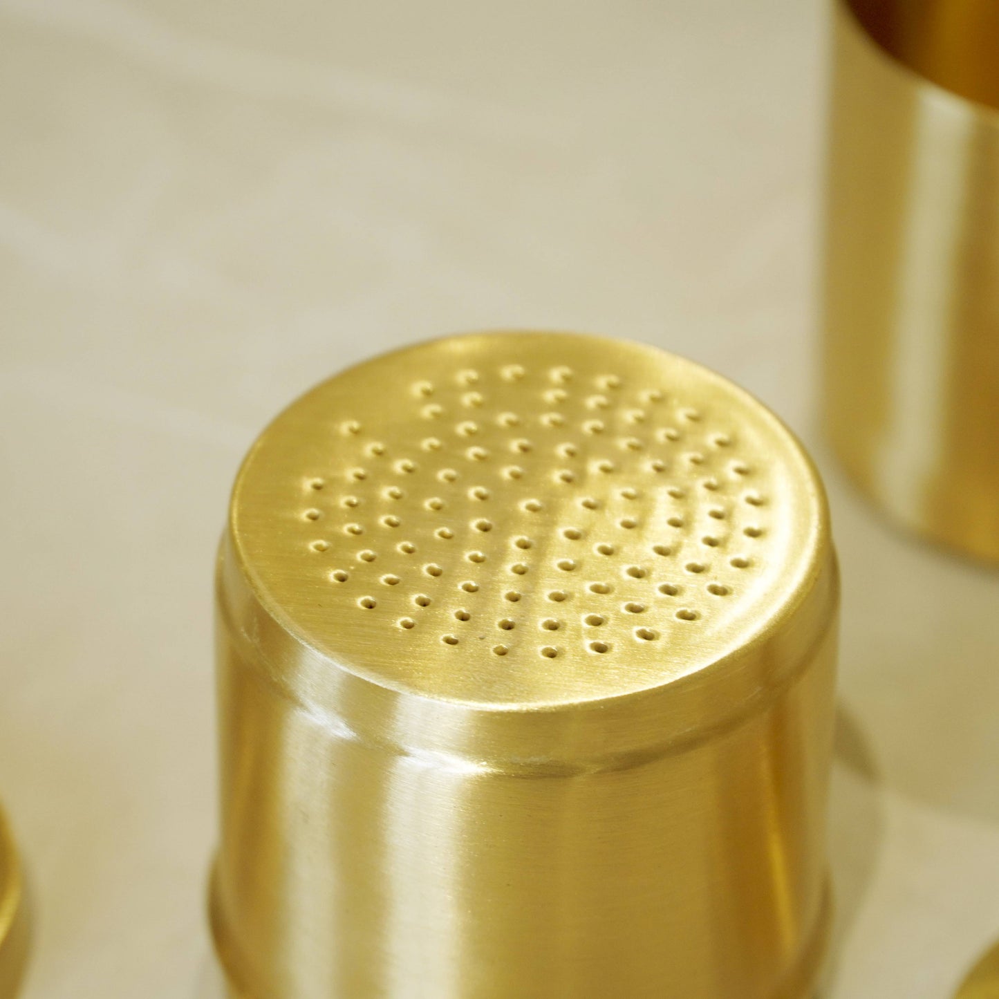 Brass Coffee Filter with Matte Finish