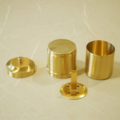 Brass Coffee Filter with Matte Finish