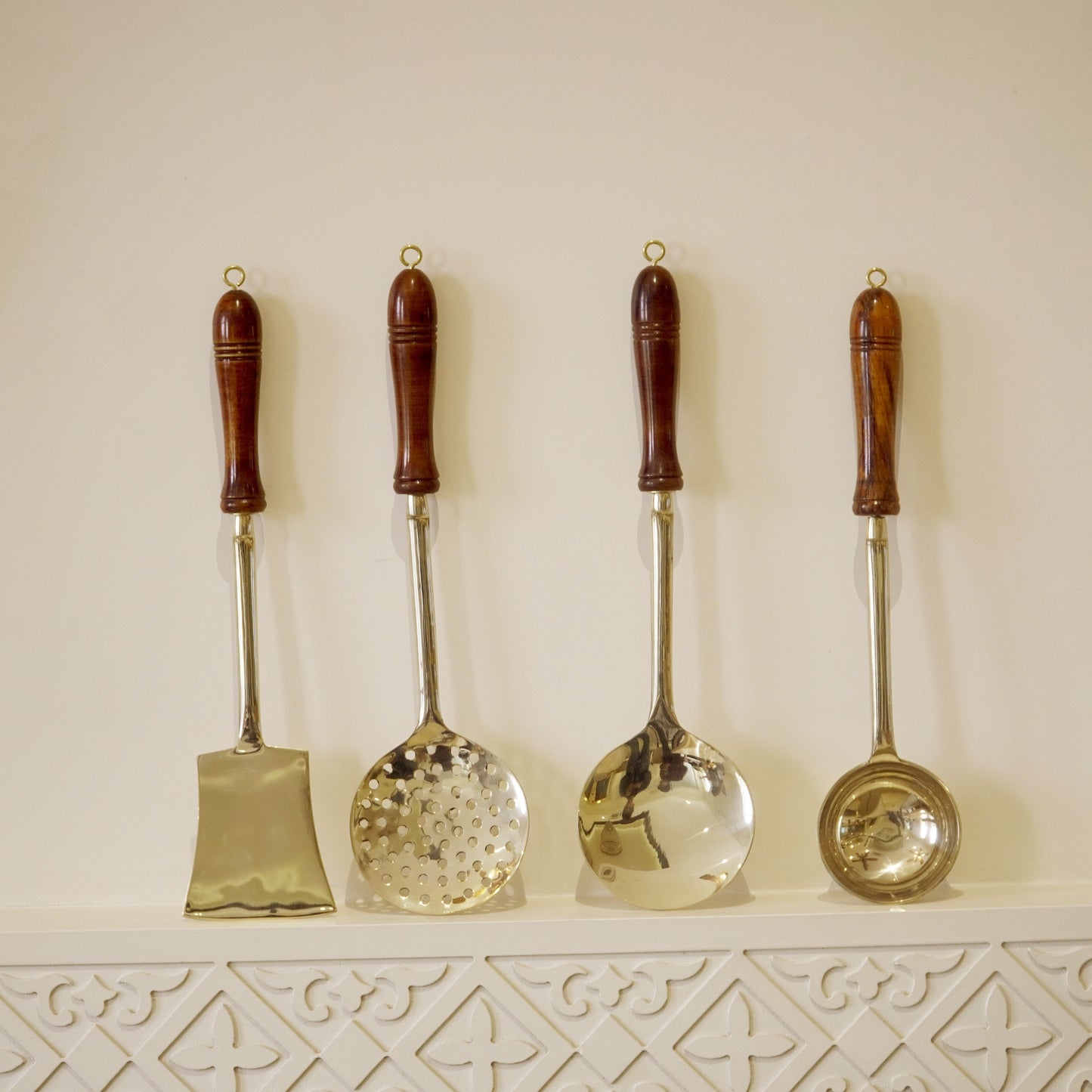 Brass Cooking Cutlery Set